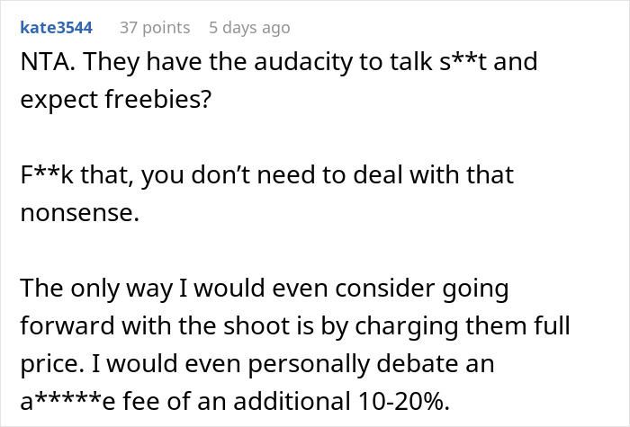 Photographer Wants To Cancel SIL's Engagement Shoot After Learning The Couple Hates Her Photographer Wants To Cancel SIL's Engagement Shoot After Learning The Couple Hates Her