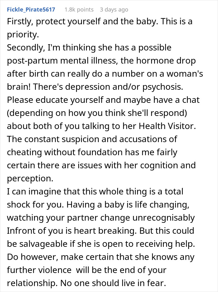 Postpartum Wife Thinks Man Is Cheating As He Came Home Later, Slaps Him So Hard He Considers Divorce Postpartum Wife Thinks Man Is Cheating As He Came Home Later, Slaps Him So Hard He Considers Divorce