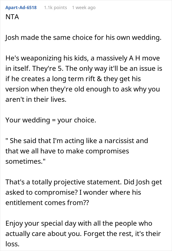 "I Called Him A Hypocrite": Guy Makes Snide Remarks Over Sister's Childfree Wedding, Is Called Out