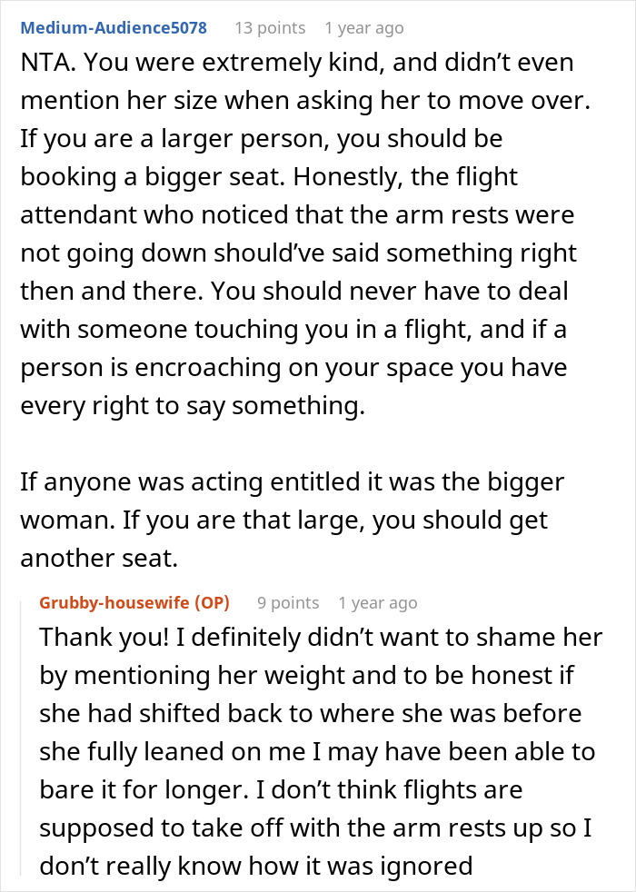 Person Gets Trapped By A Plus-Size Woman On A Flight, Makes Her Cry After Asking To Switch Seats Person Gets Trapped By A Plus-Size Woman On A Flight, Makes Her Cry After Asking To Switch Seats