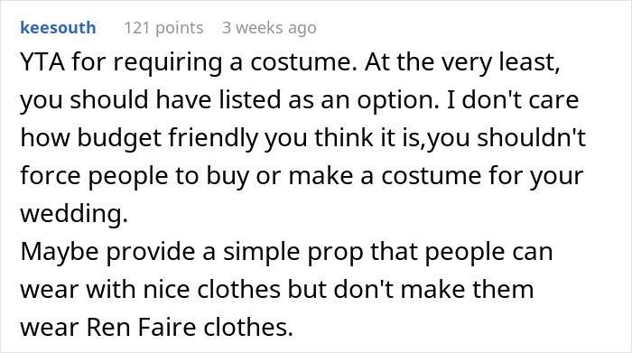 Nerdy Couple Wants A Fantasy Wedding, Guests Say They're Uncomfortable With The Theme Nerdy Couple Wants A Fantasy Wedding, Guests Say They're Uncomfortable With The Theme