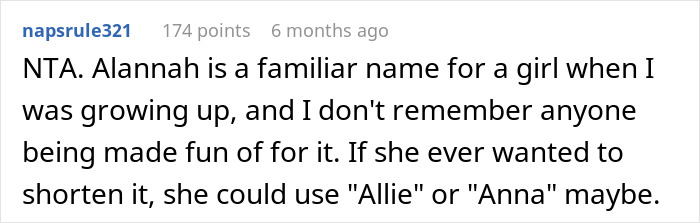 "AITA For Telling My Sister Her Reaction To My Daughter's Name Was Way Over The Top And Rude?" "AITA For Telling My Sister Her Reaction To My Daughter's Name Was Way Over The Top And Rude?"
