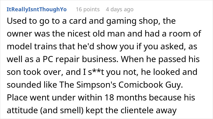 Game Over: New Owner Takes Loyal Clients For Granted, Watches His Store Fall Apart Game Over: New Owner Takes Loyal Clients For Granted, Watches His Store Fall Apart