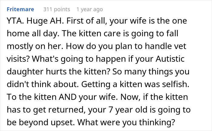 Dad Done Seeing Elder Daughter Suffer Over Her Disabled Sister, Gets Her A Kitten, Drama Ensues Dad Done Seeing Elder Daughter Suffer Over Her Disabled Sister, Gets Her A Kitten, Drama Ensues
