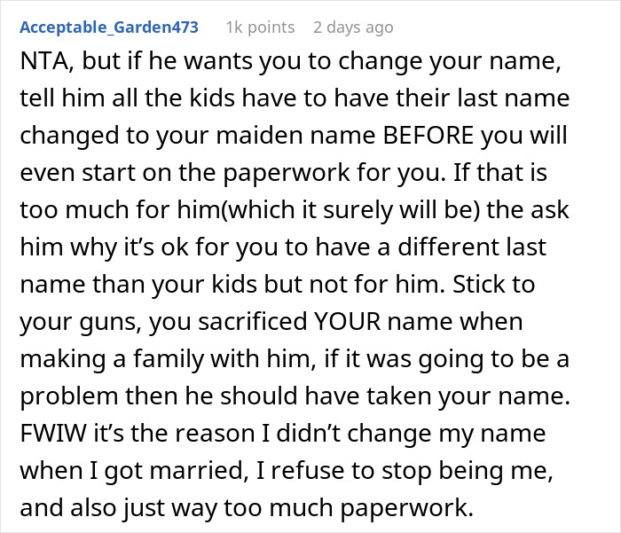 Woman Refuses To Share Last Name With Fiancé’s ‘Intimidating’ Ex, Demands She Change It Woman Refuses To Share Last Name With Fiancé’s ‘Intimidating’ Ex, Demands She Change It