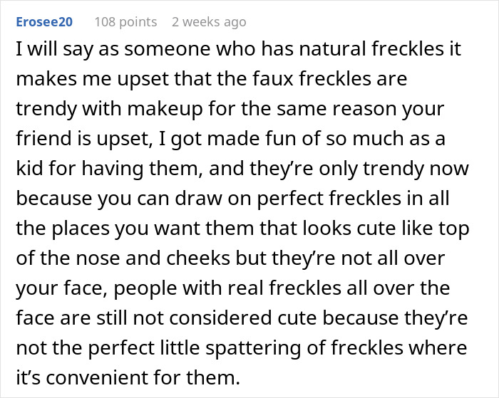 Woman Misses Her Freckles So She Paints Them On, Gets Called Out For 'Cultural Appropriation'