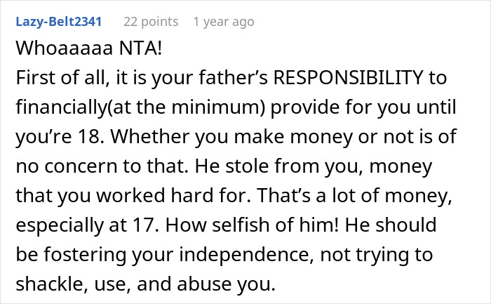 Teen Takes Refuge With GF After Parents Steal $3K From His Savings To Pay For Lavish Getaway Teen Takes Refuge With GF After Parents Steal $3K From His Savings To Pay For Lavish Getaway