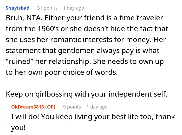 Woman Suggests To Split The Bill On Double Date, Gets Blamed For Causing A Breakup Woman Suggests To Split The Bill On Double Date, Gets Blamed For Causing A Breakup
