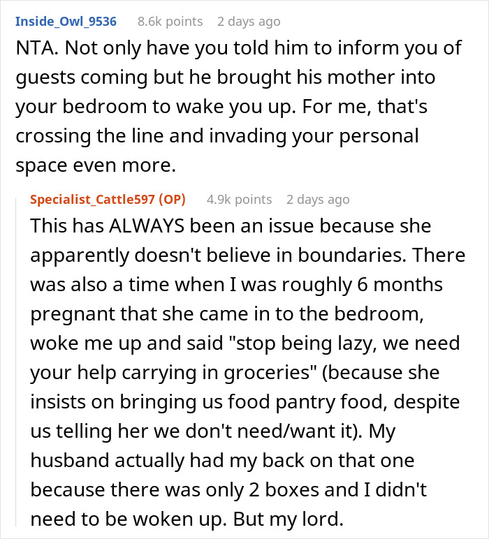 "I Don't Care": Woman Tells MIL To Get Out After Coming Unannounced While She Was Sleeping