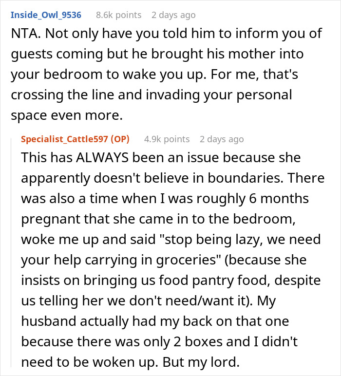 "I Don't Care": Woman Tells MIL To Get Out After Coming Unannounced While She Was Sleeping "I Don't Care": Woman Tells MIL To Get Out After Coming Unannounced While She Was Sleeping