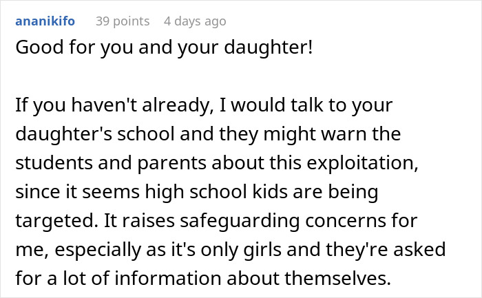 Dad Tells Teen Daughter Not To Proceed With Job Interview After Realizing The “Employer’s” Scheme Dad Tells Teen Daughter Not To Proceed With Job Interview After Realizing The “Employer’s” Scheme