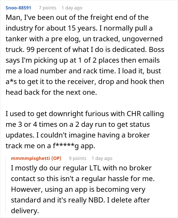 “Half Past Stupid O’Clock”: Micromanaging Broker Tracks Trucker’s Every Move, She Has Enough