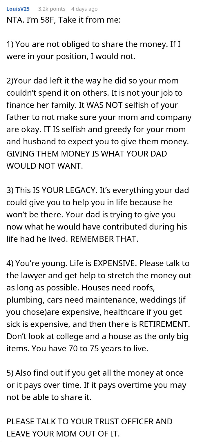 Teen Unexpectedly Inherits A ‘Crazy’ Inheritance From Dad, Drama Ensues When Mom Finds Out Teen Unexpectedly Inherits A ‘Crazy’ Inheritance From Dad, Drama Ensues When Mom Finds Out