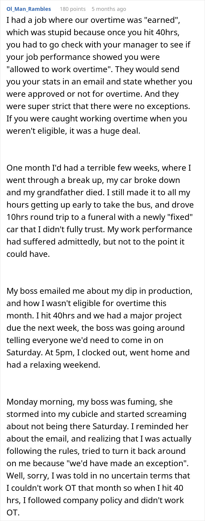 Worker Enjoys Film Premiere Mid-Shift, Comes To Work The Next Day To A Confused Manager