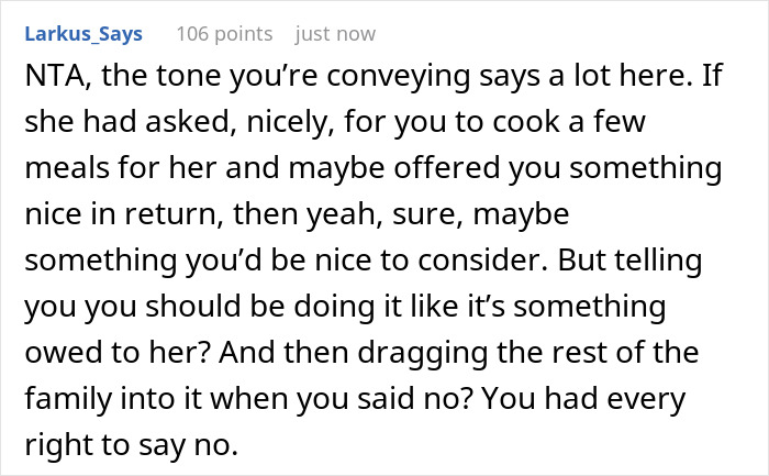 Chef Who Cooked And Cared For Wife While She Was Pregnant Is Shocked When SIL Demands Same Treatment