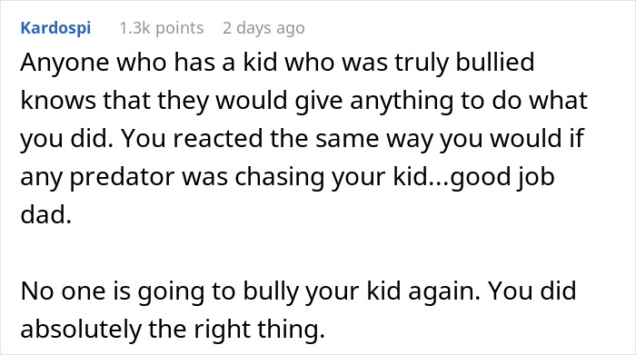 Dad Defends His 5 Y.O. Son Against Bully With A Kick To Chest, Gets Ostracized By His Community