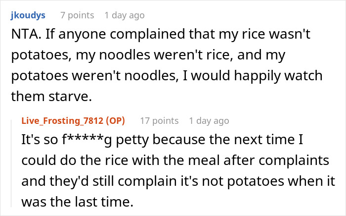 Teen Can't Keep Up With Family's Food Preferences, Starts Cooking Only For Himself, It Angers Family Teen Can't Keep Up With Family's Food Preferences, Starts Cooking Only For Himself, It Angers Family
