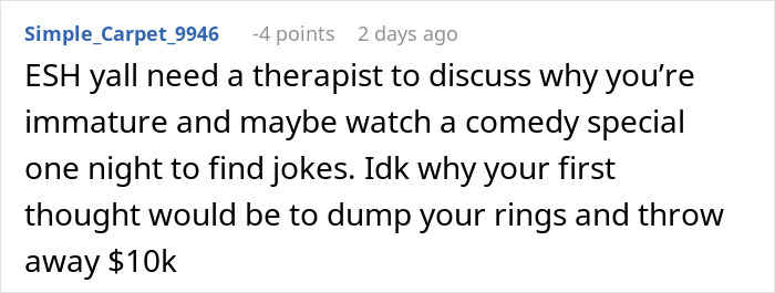 "My Husband's Jaw Hit The Floor": Wife Throws Rings In The Ocean After Husband's Cruel 'Prank' "My Husband's Jaw Hit The Floor": Wife Throws Rings In The Ocean After Husband's Cruel 'Prank'