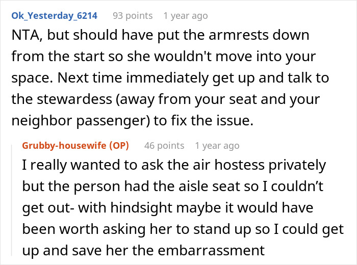 Person Gets Trapped By A Plus-Size Woman On A Flight, Makes Her Cry After Asking To Switch Seats Person Gets Trapped By A Plus-Size Woman On A Flight, Makes Her Cry After Asking To Switch Seats