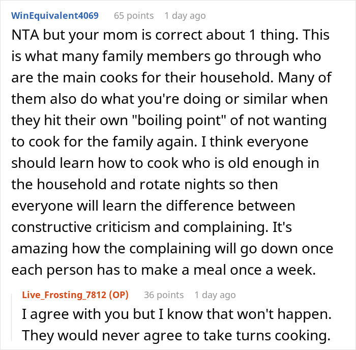 Teen Can't Keep Up With Family's Food Preferences, Starts Cooking Only For Himself, It Angers Family Teen Can't Keep Up With Family's Food Preferences, Starts Cooking Only For Himself, It Angers Family