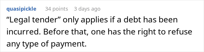 “This Is Legal Tender”: Guy Tries To Break Up $100 Bill Twice, Gets Taught A Lesson By Getting Change In Coins “This Is Legal Tender”: Guy Tries To Break Up $100 Bill Twice, Gets Taught A Lesson By Getting Change In Coins