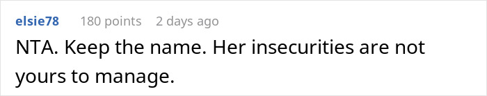 Woman Refuses To Share Last Name With Fiancé’s ‘Intimidating’ Ex, Demands She Change It Woman Refuses To Share Last Name With Fiancé’s ‘Intimidating’ Ex, Demands She Change It