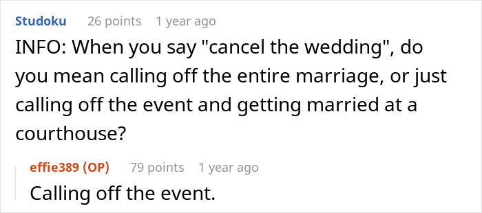 Bride's Family Bets Fiance Will End Marriage Because She Isn't Submissive, So She Cancels Wedding Bride's Family Bets Fiance Will End Marriage Because She Isn't Submissive, So She Cancels Wedding