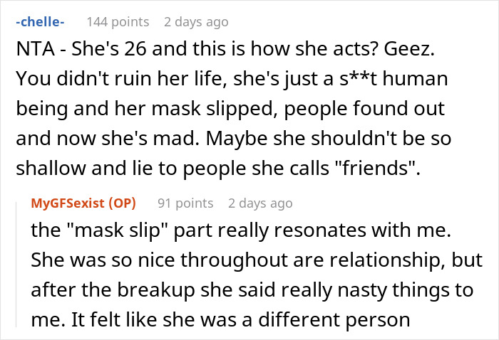 Guy “Ruins Ex-Girlfriend’s Life” By Telling Everyone The Real Reason They Broke Up Guy “Ruins Ex-Girlfriend’s Life” By Telling Everyone The Real Reason They Broke Up