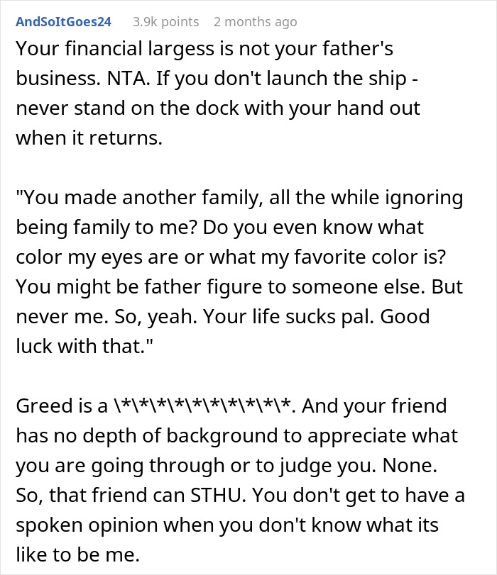 "I Laughed In His Face": Estranged Dad Shows Up After Hearing Daughter Bought A House For Her Nanny "I Laughed In His Face": Estranged Dad Shows Up After Hearing Daughter Bought A House For Her Nanny