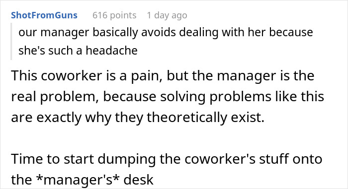 Person Gets Revenge On Office 'Karen' Who Complained People Were Using 'Her' Shared Desk