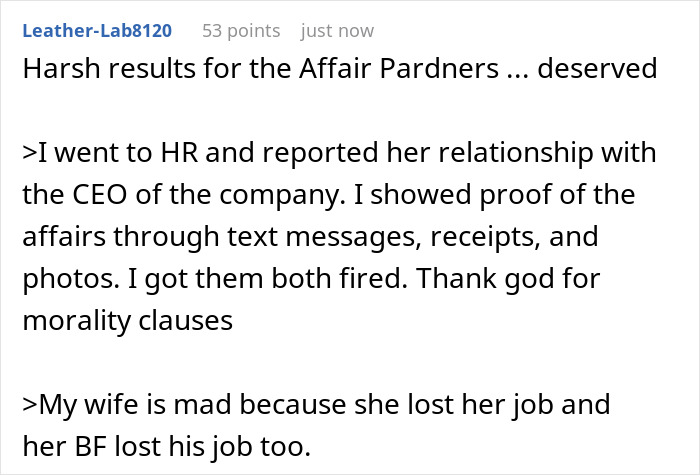 Man Learns About Wife’s Affair With Her CEO, Gets Her Fired And Leaves Her With Nothing