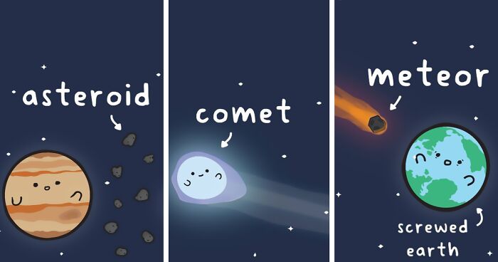 41 Educational Comics About Outer Space By This Artist