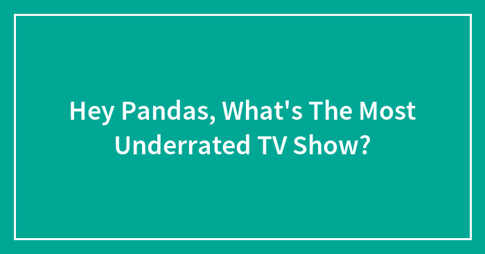 Hey Pandas, What’s The Most Underrated TV Show? (Closed)