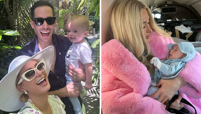 Paris Hilton And Husband Respond To Claims Of Showing Only Son And Not Daughter In Family Pics