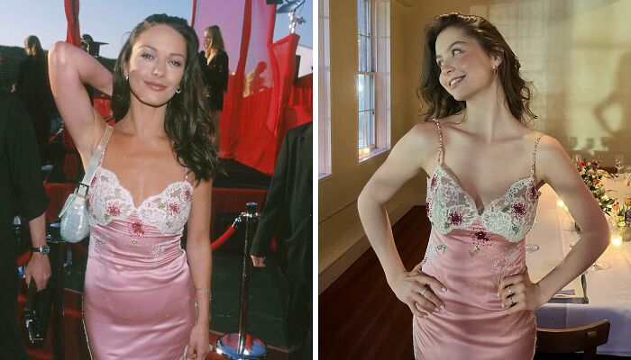 Catherine Zeta-Jones’ Daughter Celebrates 21st B’Day By Recreating Her Mum’s Iconic 1990s Look