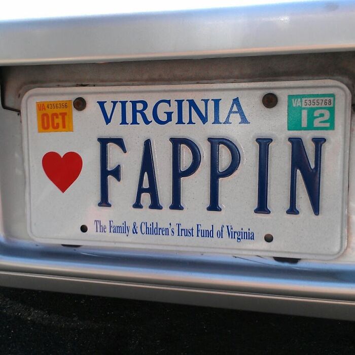 Hey Pandas, What Are Some Of The Funny Plates You See Around Your Area?