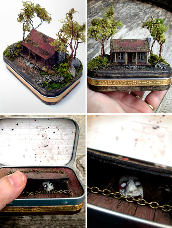 I Made "The Evil Dead" Miniature From Altoid Tin