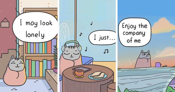 25 Humorous “Cat & Cat” Comics That Might Make You Smile (New Pics)