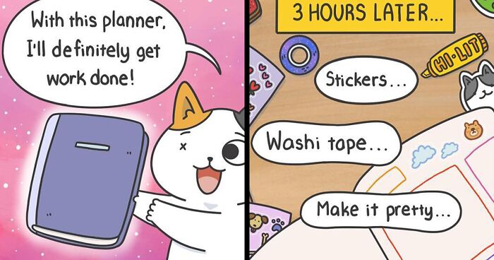 “Cat & Cat”: 25 Humorous Comics Featuring Feline Friends And Their Human Suzy (New Pics)
