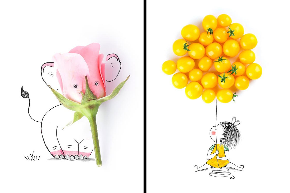 Artist Brings 98 Illustrations To Life By Using Everyday Objects ...