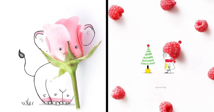Artist Brings 98 Illustrations To Life By Using Everyday Objects