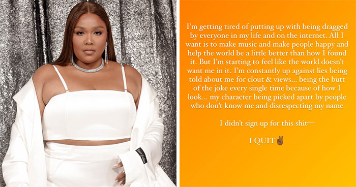 Lizzo Is Throwing “Childish Tantrums” For Attention With “I Quit” Post, Says Her Former Dancers’ Lawyer