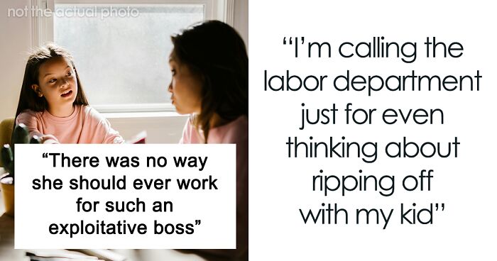 “Illegal Child Labor”: 15 Y.O. Applies For A Fancy Job, It Turns Into A Lesson About Exploitation