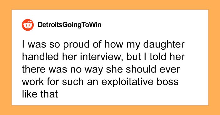 Dad Tells Teen Daughter Not To Proceed With Job Interview After Realizing The “Employer’s” Scheme