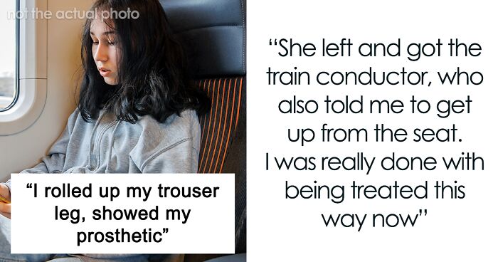 Karen Demands Teen Move Out From Disabled Seat, Calls The Conductor Only To Get Embarrassed