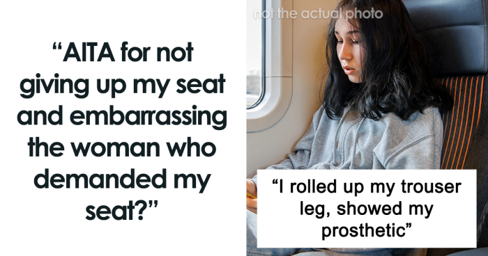 Teen Leaves Entitled Karen Red-Faced After Showing Her Why She Can’t Have Her Disabled Seat