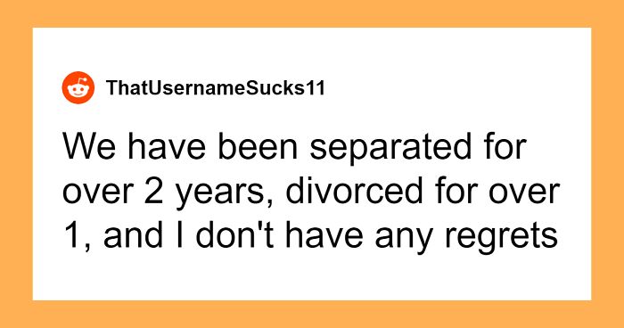 “If I Could Take It Back, I Would”: 35 Divorced People Share Whether They Regret Their Choice