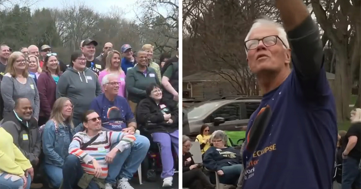 Teacher Kept His Promise Made in 1978 To Watch 2024 Solar Eclipse With His Students - Vimarsana News
