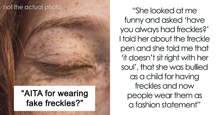 “Have You Always Had Freckles?”: Woman Freaks Over Fake Freckles