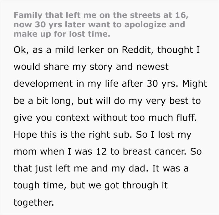 Family Left In Tears 30 Years Later After Realizing They Kicked Out Their Son Because Of A Lie Family Left In Tears 30 Years Later After Realizing They Kicked Out Their Son Because Of A Lie